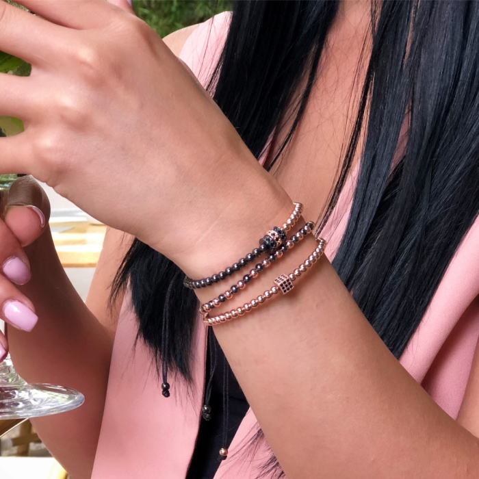 Luxury Set 3 Rose Gold Zircon Elements Ladies [2]