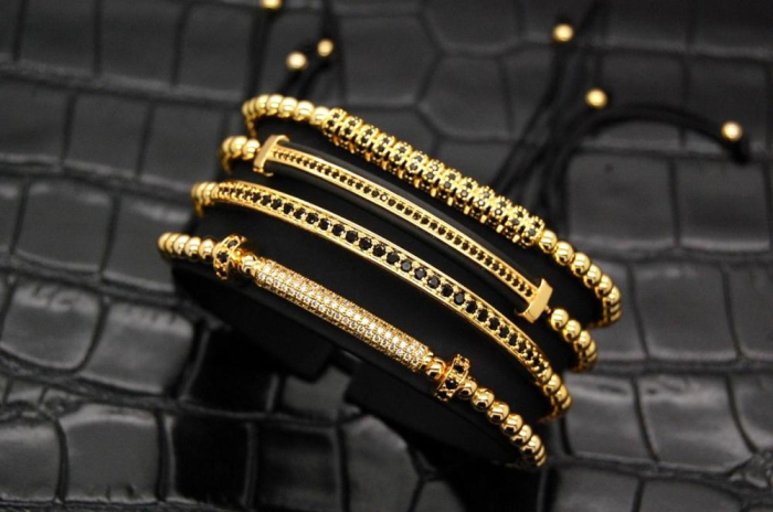 Luxury Set 4 Gold 14K Brooks Bracelets [4]