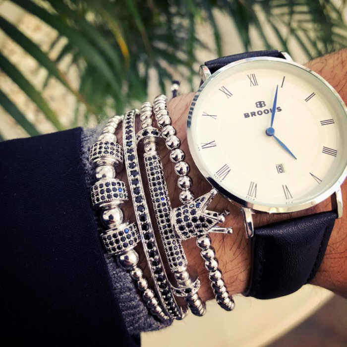 Luxury Set 4 Silver Imperator Brooks Bracelets [2]