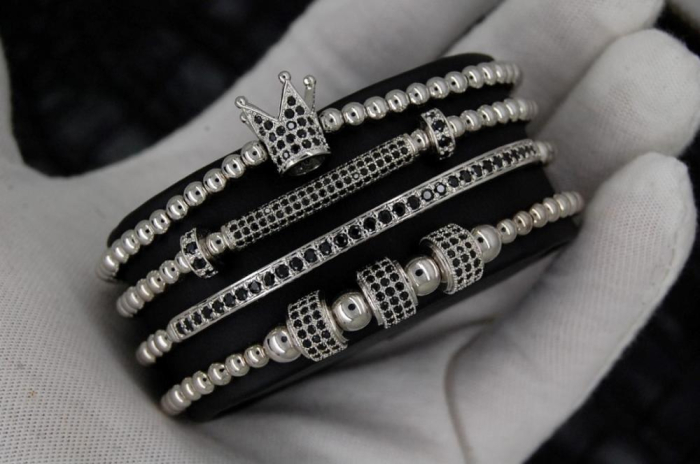 Luxury Set 4 Silver Imperator Brooks Bracelets [3]