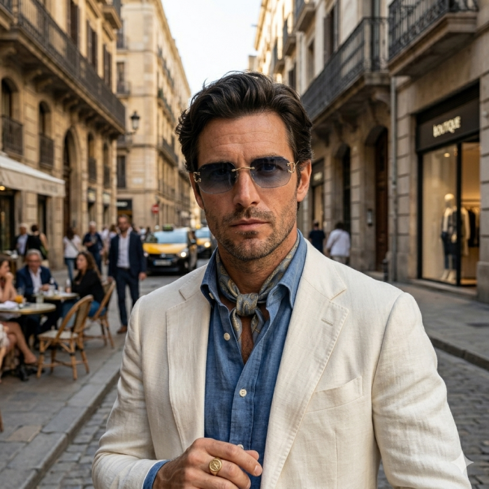 Ochelari Brooks Aurum Gold Edge Blue [3]