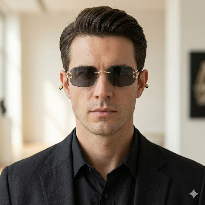 Ochelari Brooks Aurum Gold Edge Noir [3]