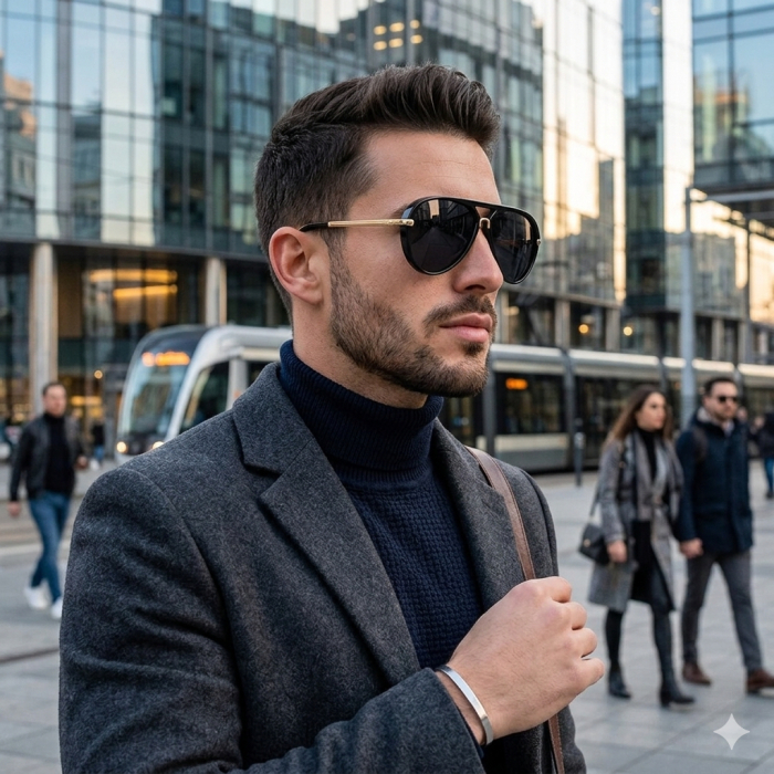 Ochelari Brooks Aviator Black Lens Monarch [2]