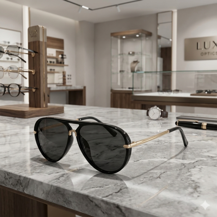 Ochelari Brooks Aviator Black Lens Monarch [3]