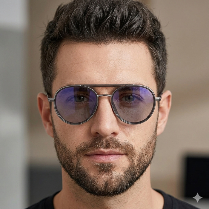 Ochelari Brooks Aviator Black Semi-Transparent [2]