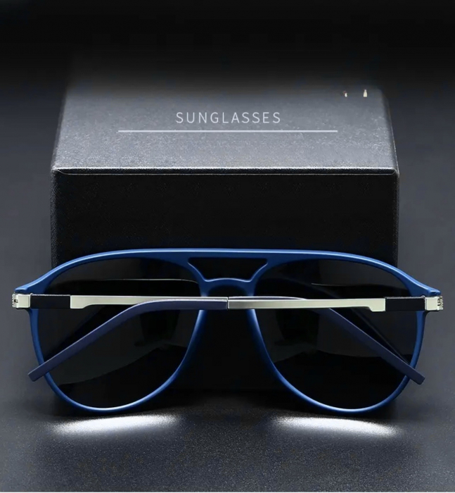 Ochelari Brooks Polarized Aviator Dark Blue Ultralight [3]