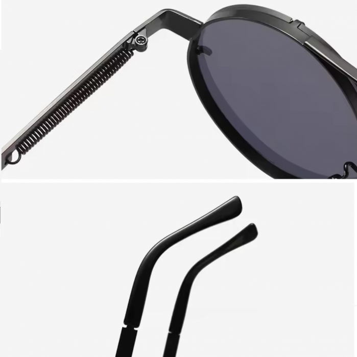 Ochelari Brooks Black Punk Metal [3]