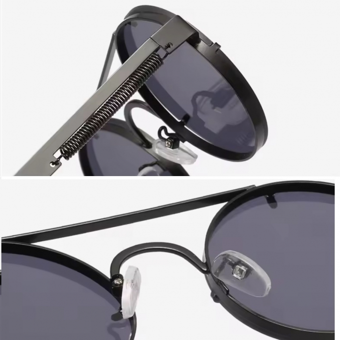 Ochelari Brooks Black Punk Metal [2]