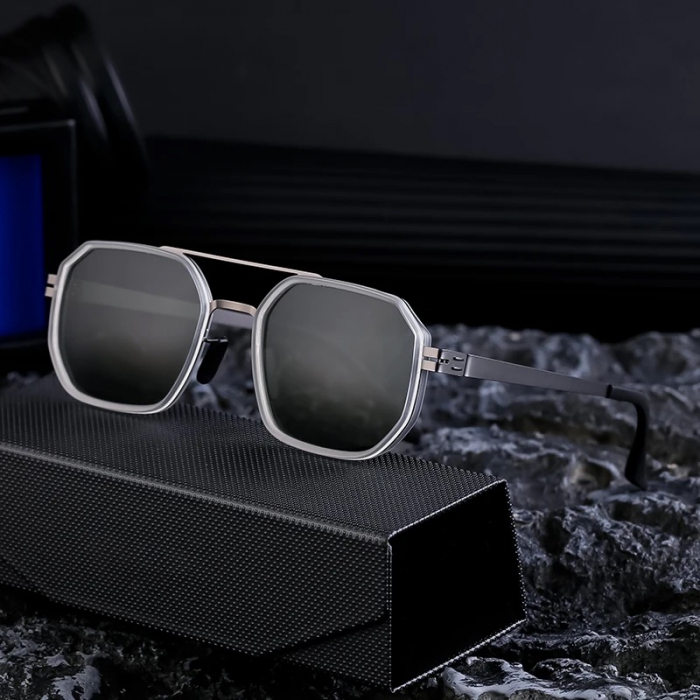 Ochelari Brooks Black Titanium Ultralight Polarized [3]