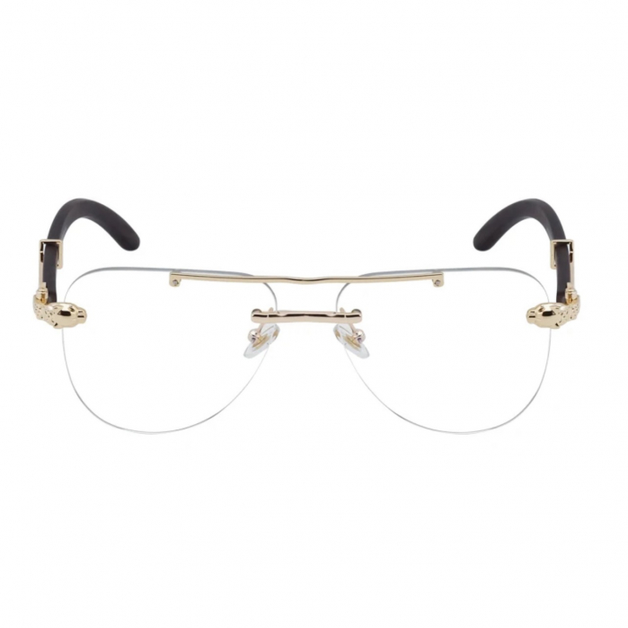 Ochelari Brooks Frameless Aviator Gatopardo Transparent [3]