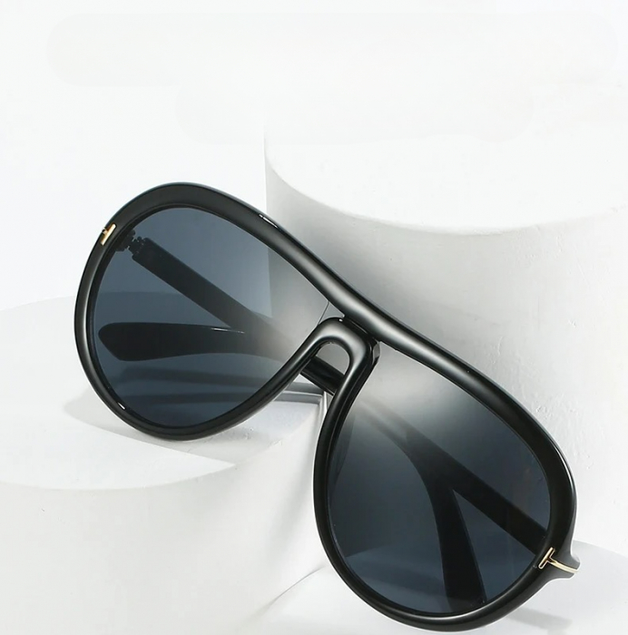 Ochelari Brooks Full Black Bellavista Oversized [3]
