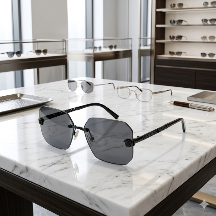 Ochelari Brooks Full Black Medusa Rimeless [4]