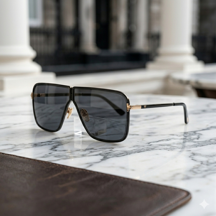 Ochelari Brooks Full Black T-Frame [4]