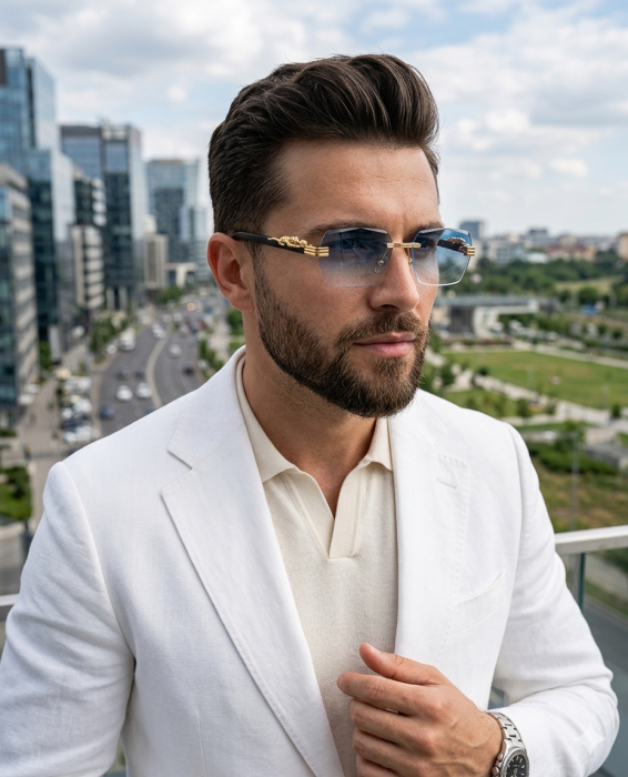 Ochelari Brooks Gatopardo Blue Lens [2]