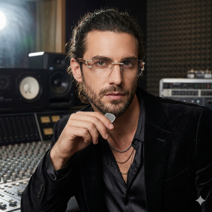 Ochelari Brooks Gatopardo Diamonds Rimeless The Artist [2]