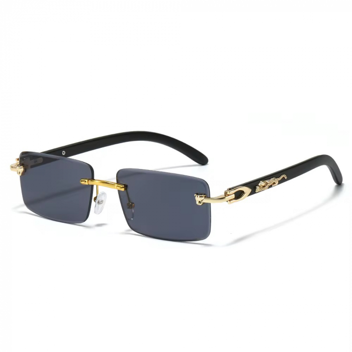 Ochelari Brooks Gatopardo Rimeless Black Lens [1]