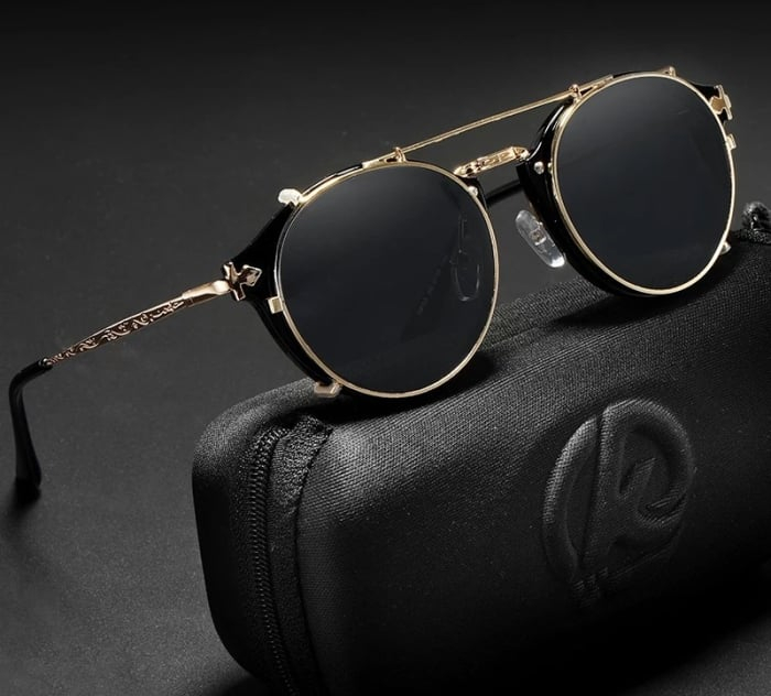 Ochelari Brooks Gold Clip On New Rothen Polarized [5]