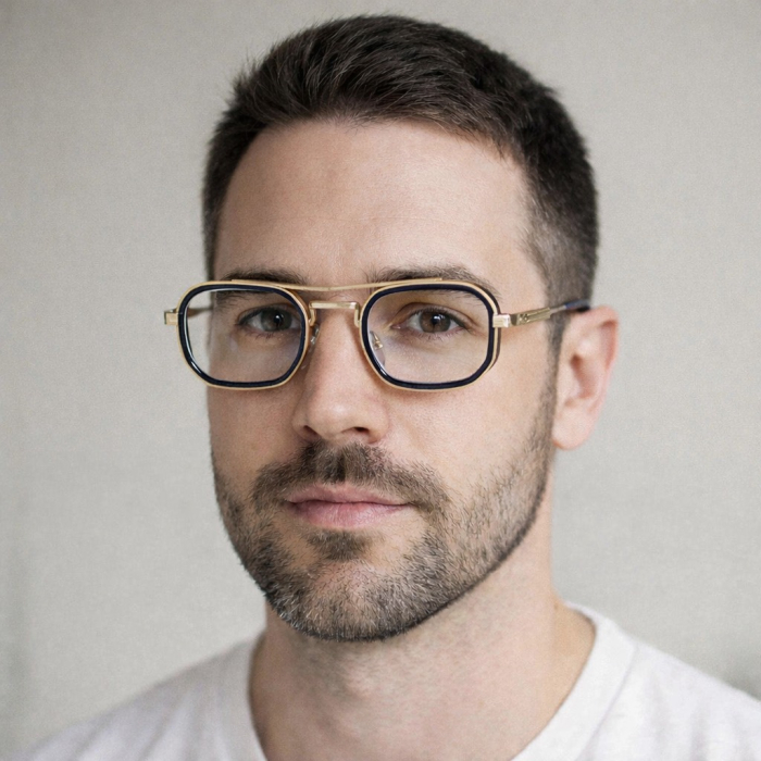 Ochelari Brooks Gold Cubic Frame [2]