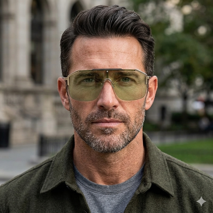 Ochelari Brooks Gold Edition Oversized Shield Sunglasses [3]