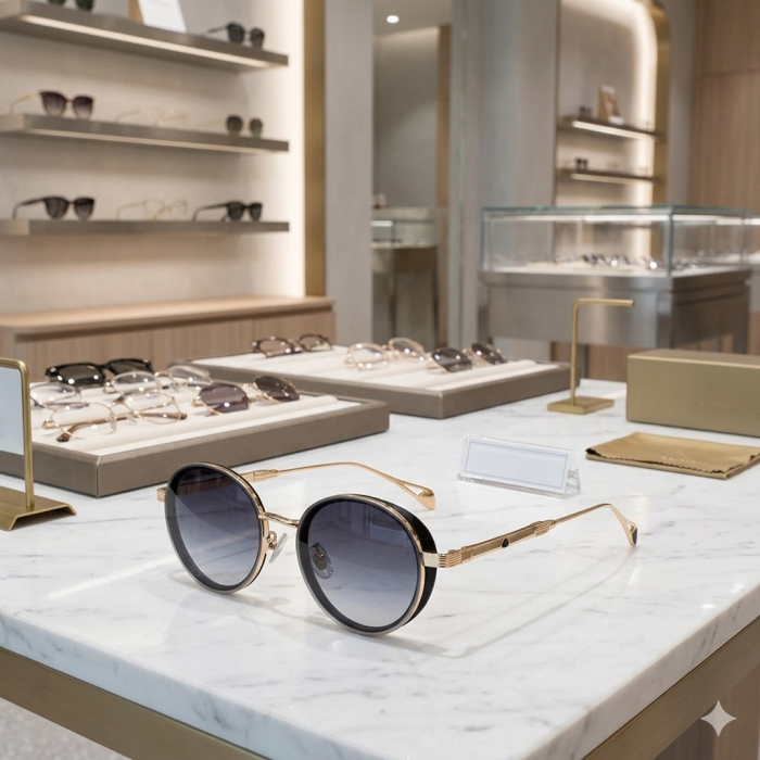 Ochelari Brooks Gold Round Modish [3]