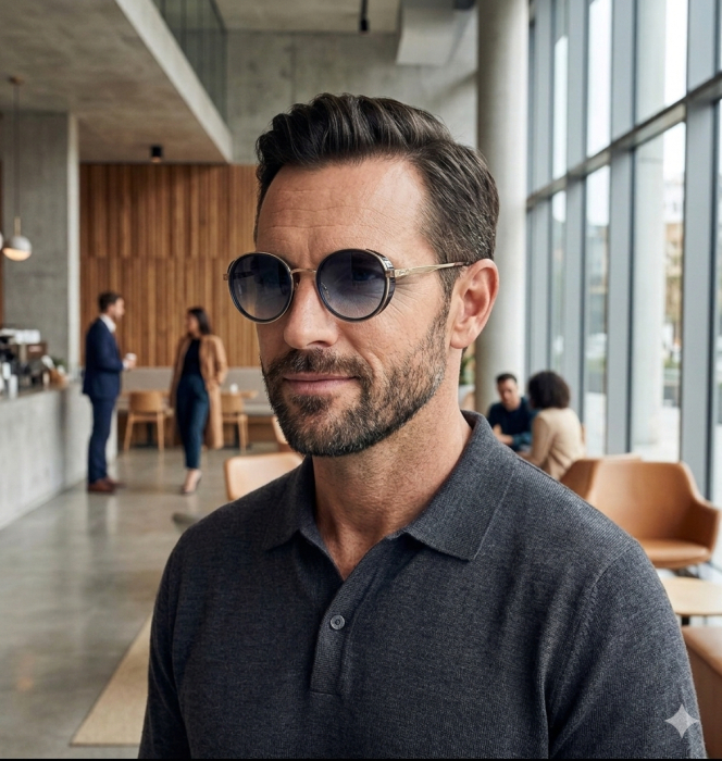 Ochelari Brooks Gold Round Modish [2]