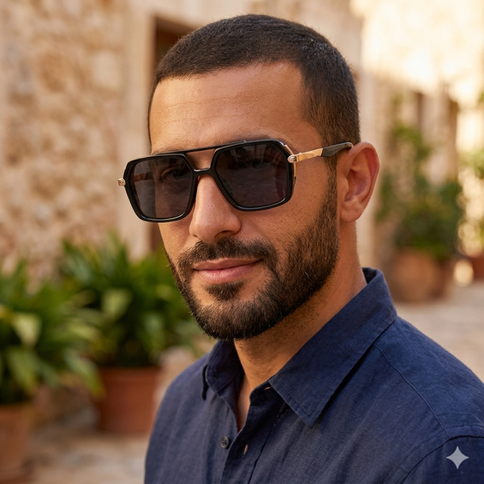 Ochelari Brooks GoldBlack Square Montagua [2]