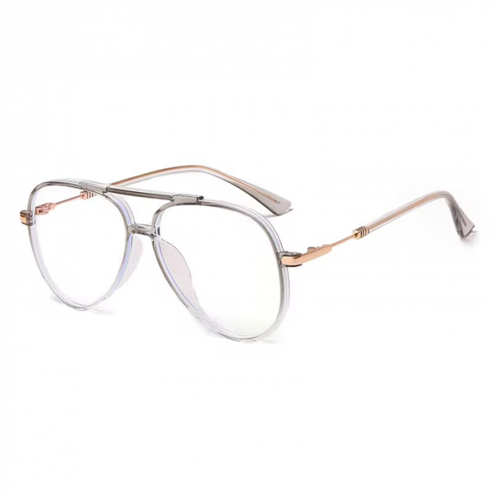 Ochelari Brooks GoldWhite Oversized Aviator [1]