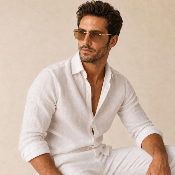 Ochelari Brooks Heliomati Gatopardo Beige Diamond Cut [2]
