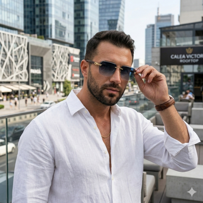 Ochelari Brooks Heliomati Gatopardo Blue [2]