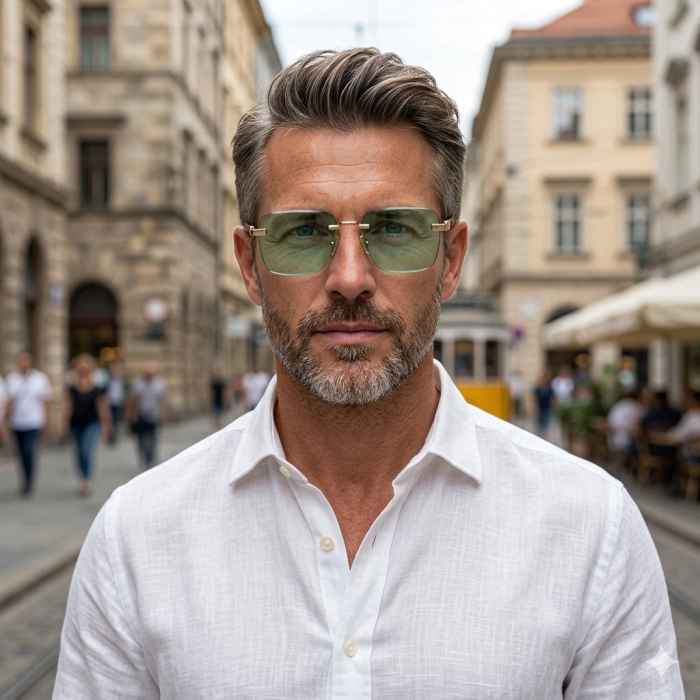 Ochelari Brooks Heliomati Luxury Gold Gatopardo [3]