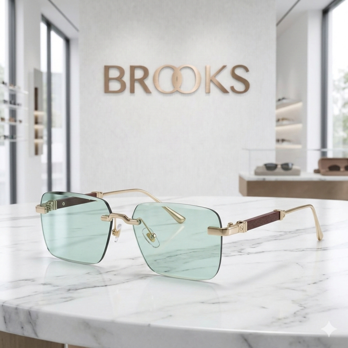 Ochelari Brooks Heliomati Luxury Gold Gatopardo [4]