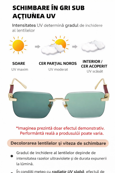 Ochelari Brooks Heliomati Luxury Gold Gatopardo [5]