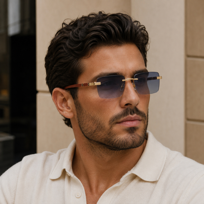 Ochelari Brooks Heliomati Vintage Rimeless Square [2]