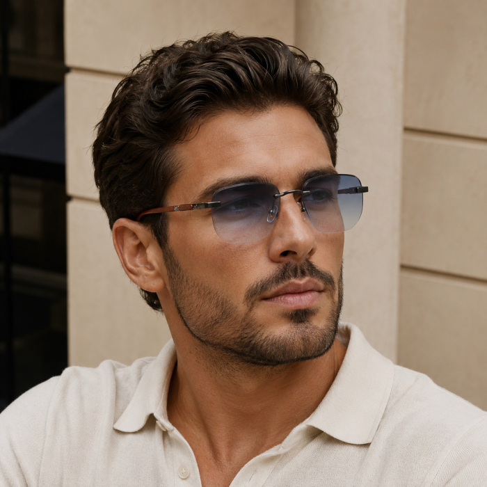 Ochelari Brooks Heliomati Vintage Wood Arm [2]