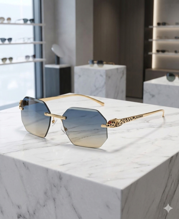Ochelari Brooks Hexagonal Summer Lens Gatopardo [4]