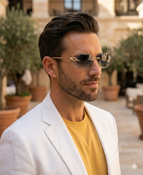 Ochelari Brooks Hexagonal Summer Lens Gatopardo [3]