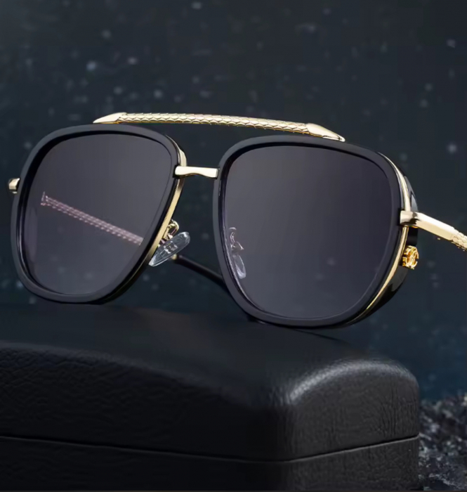 Ochelari Brooks Luxury GoldBlack Monteganacci [3]