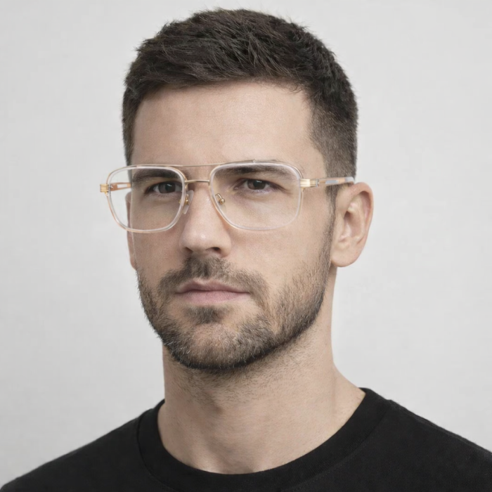 Ochelari Brooks Luxury Transparent Frame Goldish [3]