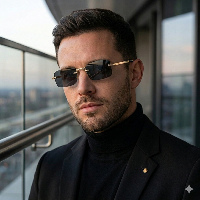 Ochelari Brooks Monaco Prestige Luxury Gold Shades [2]