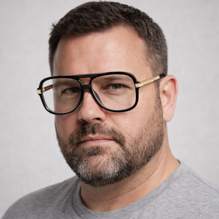 Ochelari Brooks Oversized GoldBlack [2]