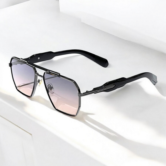 Resigilat - Ochelari Brooks Oversized Semi-Transparent Bold [5]