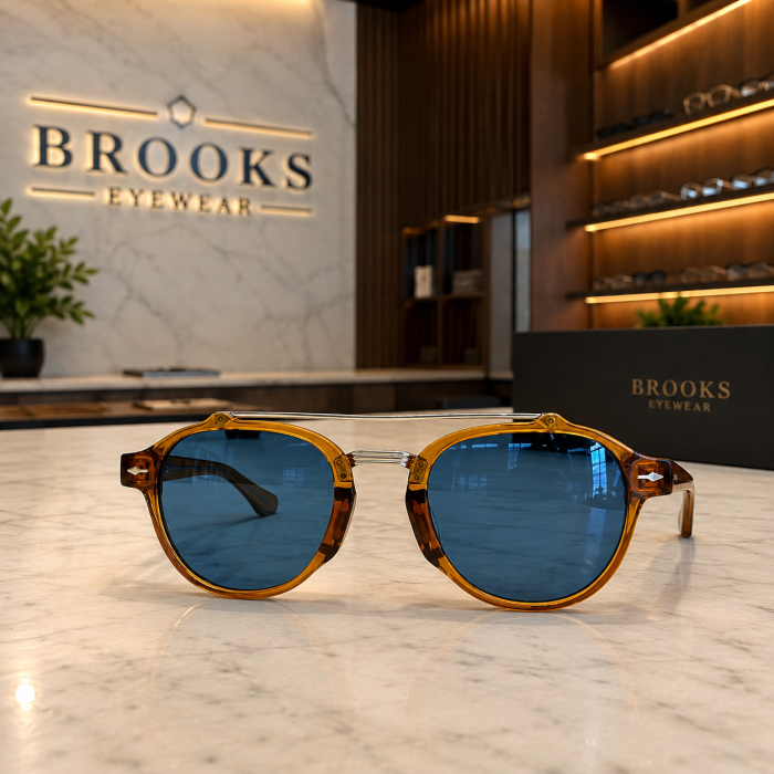 Ochelari Brooks Panto Vintage Polarized Cognac [4]