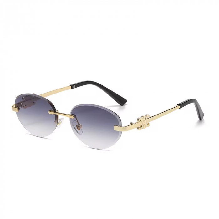 Ochelari Brooks Rimeless Blue Semi-Transparent Madine [1]