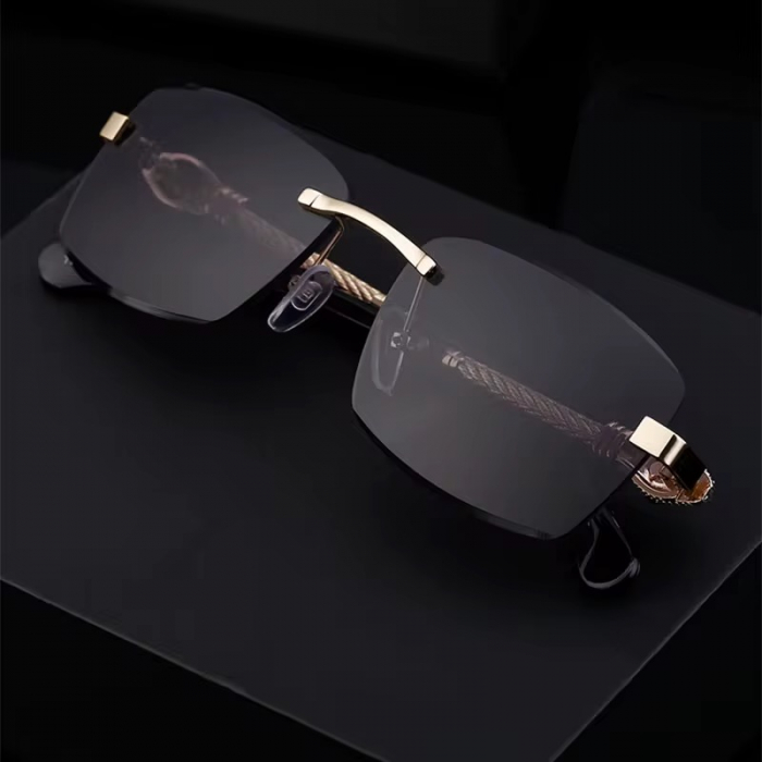 Ochelari Brooks Rimeless Gatopardo Knitted Arms [2]