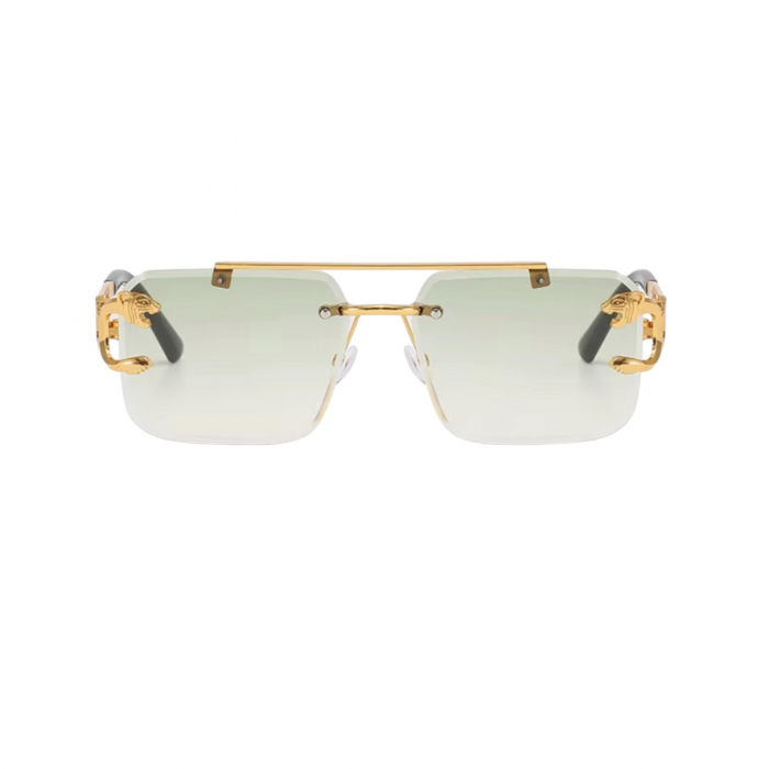 Ochelari Brooks Rimeless Green Mint Lens Gatopardo [2]