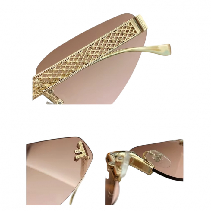 Ochelari Brooks Rimeless Nude Cat Eye F-Design [3]