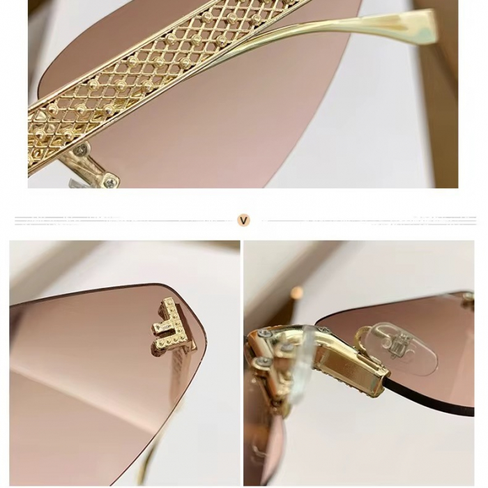 Ochelari Brooks Rimeless Nude Cat Eye F-Design [2]