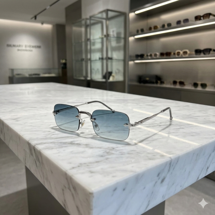 Ochelari Brooks Rimeless Slim Monaco Blue [3]