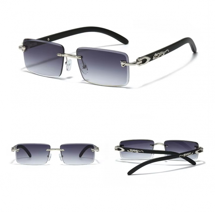 Ochelari Brooks Silver Rimeless Gatopardo [3]