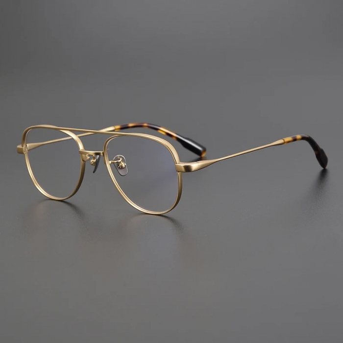 Ochelari Brooks Ultralight Titanium Aviator Dust Gold [1]